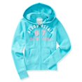 thumbnail image 2 of Aeropostale New York Sudadera con capucha para mujer, azul, extragrande Aeropostale  Sudadera, 2 of 2
