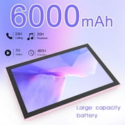 10 inch Tablet Android 15 Tablets, 8GB RAM 32GB ROM 1TB Expandable, Quad-Core Processor Tablet PC, 1280x800 IPS HD Touch Screen, 6000mAh Battery, 2MP+8MP Dual Camera, WiFi6, BT, GMS, Pink
