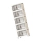thumbnail image 3 of Gabinete de almacenamiento plegable Cajas de almacenamiento plegables Ligero Moderno con ruedas Contenedores de almacenamiento para sala de estar Casa 5 capas 45 cm, 3 of 10