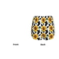 thumbnail image 3 of Balery Cute Cow Print Sunflower B Pantalones cortos deportivos para mujer con forro y dos bolsillos, elásticos, para entrenamiento, gimnasio, yoga-XX-Large, 3 of 7