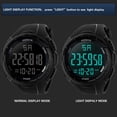 thumbnail image 3 of Qarigey Man Watch Waterproof Stylish Sports Date Display Watches Electronic Wristwatch Gifts Outdoor Festival Home Birthday Indoor Type3 NO3 Qarigey SB1842-01B, 3 of 6