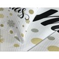 thumbnail image 4 of Ambesonne Christmas Quilted Bedspread Set 3 Pcs, Merry Xmas Snowflake, Queen Size, Multicolor, 4 of 5