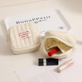 thumbnail image 1 of 30uds. Bolsa Acolchada De Algodón Pequeño Cosmético Cremallera Acolchado Suave Sólido Artículos De Aseo De Viaje, 1 of 2