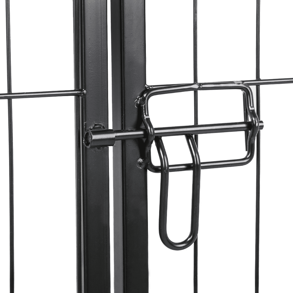 Yaheetech 24"H 24 Panels Heavy Duty Pet Playpen Dog Exercise Pen Cat Fence,Black