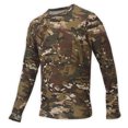 thumbnail image 4 of T-Shirt à Manches Longues Col Rond pour Hommes Vêtements pour Camping Sports Extérieurs(L), 4 of 9