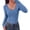 Blue, variant on BTFBM Lace Deep V Neck Fitted Long Sleeve Shirts for Women | Womens Fall Fashion, Casual T Shirt, Base Layer, Basic Undershirts, Slim Fit Going Out Tops, Date Night Out Outfits