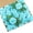 Baby Blue, variant on 25Pcs Artificial Roses Flowers Fake Roses with Stems Real Touch Foam Flowers for DIY Wedding Bouquet Baby Shower Centerpiece Floral Arrangement Party Home Decor(Hunt Green)
