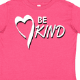 thumbnail image 4 of Inktastic Be Kind with Heart Ribbon in White Text Boys or Girls Toddler T-Shirt, 4 of 5