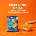 thumbnail image 3 of RIND Snacks Unsweetened Orange Chips | Single Ingredient, No Added Sugar, Paleo, Whole 30 Compliant, Skin On Dried Fruit Chips, High Fiber | 3oz, Pack of 3, 3 of 3