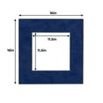 thumbnail image 3 of Torrent Suede Acid Free 16x16 Picture Frame Mats with White Core Bevel Cut for 12x12 Pictures -, 3 of 4