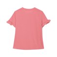 thumbnail image 5 of Mgmyaa T-Shirt à Manches Courtes pour Filles, Manches à Volants Mignonnes, Col Rond, Blouse d'Été Décontractée, 5 of 5