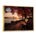 thumbnail image 2 of Designart "Staten Island in New York" Landscapes Floater Framed Wall Decor, 2 of 7