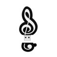 thumbnail image 1 of Ensembles d'Accessoires d'Ordinateur microdrive 128gb usb 2.0 note de Musique u Disque, 1 of 1