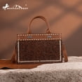 thumbnail image 5 of Montana West Vintage Western Handbag Exquisite Tooling, Unique Prints & Whipstitch Craftsmanship, Brown, 5 of 6