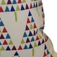 thumbnail image 2 of E by Design Jump For Joy Triangle Trees Geometric Print Outdoor Pillow, 2 of 3