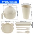 thumbnail image 3 of Microwave Ramen Bowl Set Microwave Ramen Cooker Instant Noodles Bowl with Chopsticks Spoon Fork Portable Ramen Noodles Bowl Dishwasher Safe Ramen Bowl for Home Cooking, 3 of 10