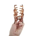 thumbnail image 3 of Unique Bargains 1 Pc Fashion Snake-shaped Hair Clips for Home Brown, 3 of 5