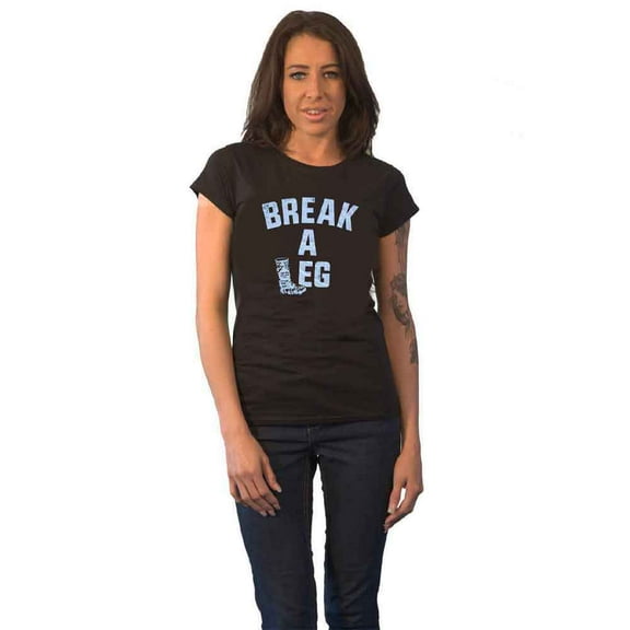 Foo Fighters Ladies T-Shirt: Break A Leg (Ex-Tour & Back Print) (X-Large)