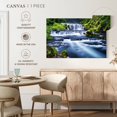 thumbnail image 5 of Elephant Stock Beautiful Waterfall Wall Art - Horizontal Canvas Wall Art - Living Room Wall Decor - Wellness Canvas - Blue And Green Decor - 24" x 16", 5 of 8