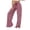 Red, variant on ShomPort Palazzo Pants for Women Casual Striped Wide Leg Pants Drawstring High Waist Trouser with Pockets