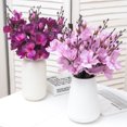 thumbnail image 5 of Ramo de novia de magnolia con flores artificiales DociDaci para decoración del hogar, suministros para bodas, fiestas de Navidad, accesorios de fotografía, 5 of 5