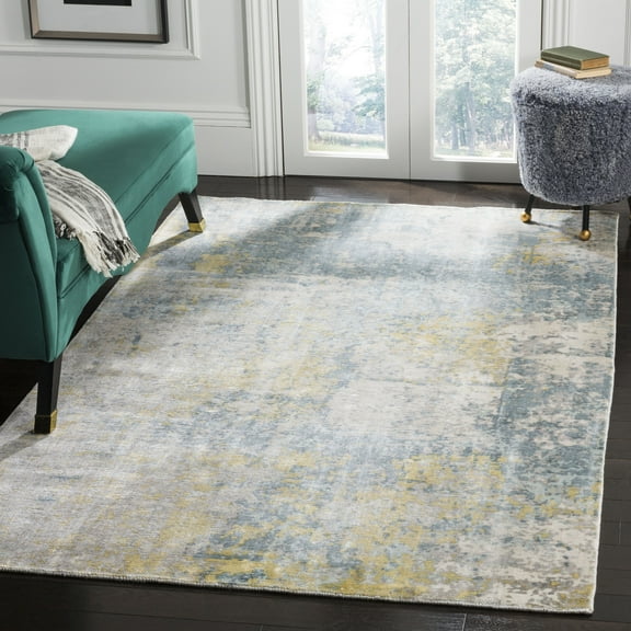SAFAVIEH Mirage MIR334K Handmade Turquoise / Grey Rug