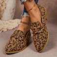 thumbnail image 2 of YOUYEDIAN Loafers for Women Pointed Toe Fashion Slip On Versatile Block Heel Shoes Casual Comfy Leopard Print Dress Shoes, 2 of 5