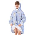 thumbnail image 3 of Kids Oversized Wearable Blanket Hoodie Sweatshirt with Deep Pockets for Boys Girls One Size 4-14 Labrador, 3 of 5