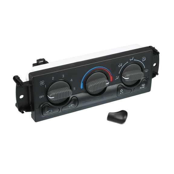 HVAC A/C Heater Climate Control Panel for Chevrolet Silverado 1500 1999-2002 Plastic Metal Black
