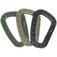 thumbnail image 3 of czcpp-PARACORD PLANET Tactical Carabiner Keychain 6 Pack - Durable Plastic Carabiners - Lightweight Spring Snap Gear - Utility Hooks for Backpacks, Buckles, Hanging Gear, and Outdoor Recreation, 3 of 4