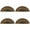 Yellow Bronze, variant on HDJNal 3 inch Hole Centers, 4pcs Yellow Bronze Seashell Drawer Pulls Handles Zinc Alloy for Cabinet Dresser Cupboard Wardrobe Beach Ocean Theme Knobs Home Kitchen Hardware Decoration