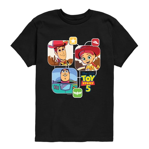 Toy Story - Grid Short Sleeve Graphic T-Shirt