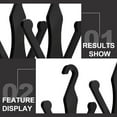 thumbnail image 4 of WHAMVOX 2Pcs Black Acrylic Shoe Mounts Storage Solution for Gym and Home Workout, 4 of 8