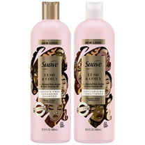 Suave Professionals for Natural Hair Sulfate-Free Cleansing Shampoo and Moisturizing Curl Conditioner (16.5 oz x 2)