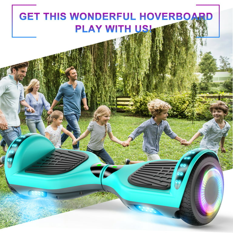 LIEAGLE Hoverboard for Kids Ages 6-12, 6.5 inch Bluetooth