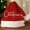 Watermelon Red, variant on Christmas Gifts For Women Christmas Thick Cuffed Double Velvet Knitted Beanie Santa Printed For Children Adults Polyester Fiber Red 2Xs-L