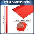 thumbnail image 5 of Unique Bargains Headlight Taillight Tint Film, Front Rear 70.87"x11.81" Car Fog Light Vinyl Sheet Cover Red, 1 Pc, 5 of 7