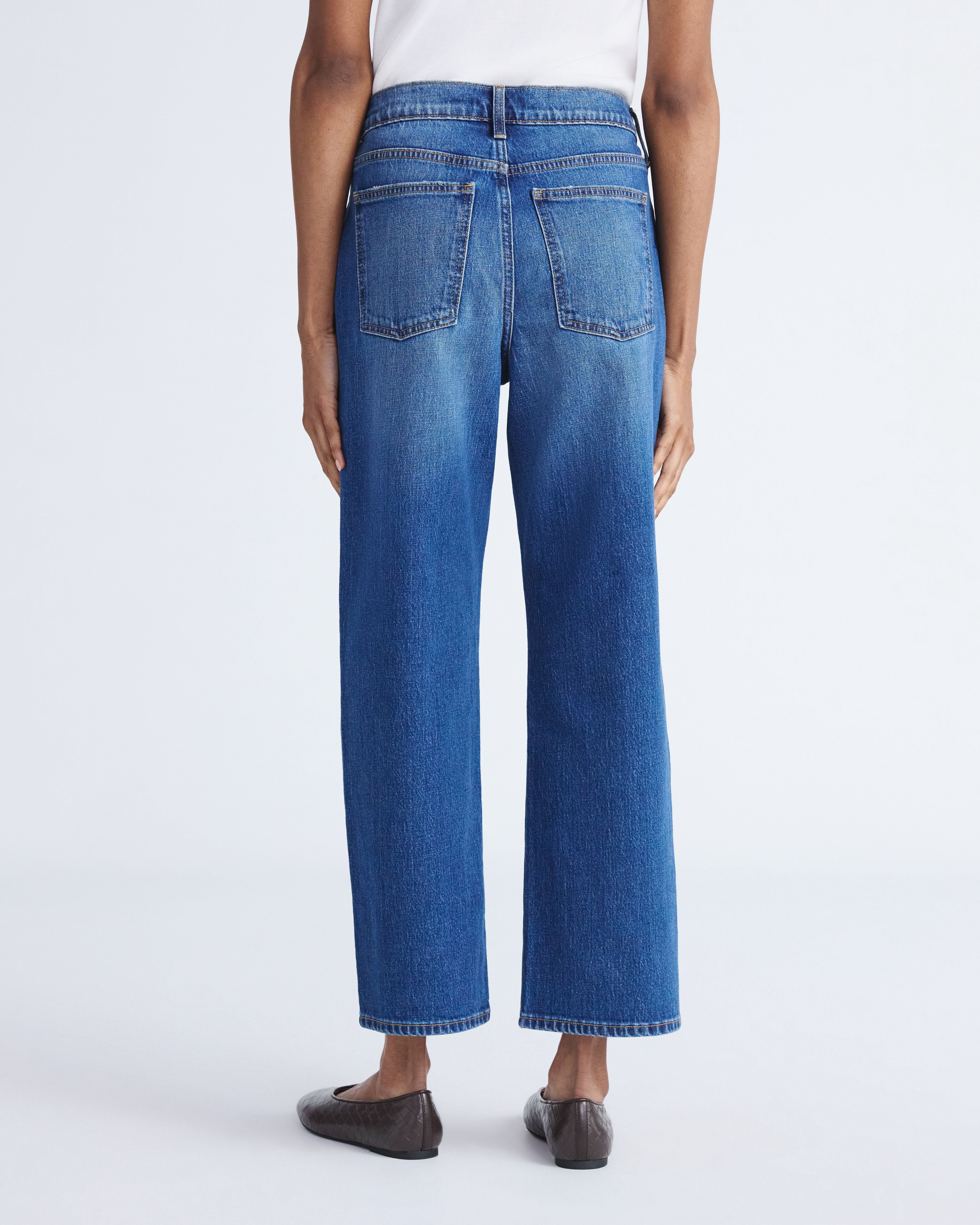 Free Assembly Women's Midrise Relaxed Ankle Jeans, 27.5" Inseam Sizes 0-18