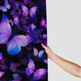 thumbnail image 3 of Awypu Shower Curtain Waterproof Multiple Sizes Fantasy Watercolor Style Butterflies White, 3 of 7