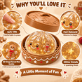thumbnail image 4 of Christmas Gingerbread Dumpling Squishy Toys, Glitter Gingerbread Edition Dumpling, Stress Relief Sensory Squeeze for Holiday Gifts Party Favors, 4 of 8