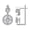 Sterling Silver, variant on FINE JEWELRY Sterling Silver Diamond Fashion Earrings (1/2 cttw, I2-I3 Clarity, I-J Color)