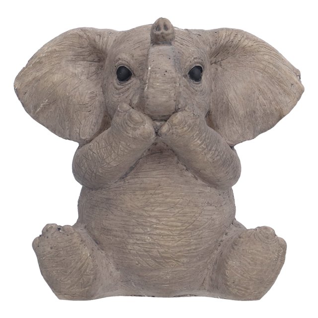 Elephant Decoration, Lifelike Baby Elephant Statue Delicate Durable Non- For Living Room Bedroom Type 1,Type 2,Type 3