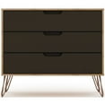thumbnail image 5 of Rockefeller 35" Dresser in Gray (3-Drawer), 5 of 11