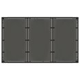 thumbnail image 5 of vidaXL Garden Table with Glass Top Black 150x90x75 cm Poly Rattan, 5 of 5