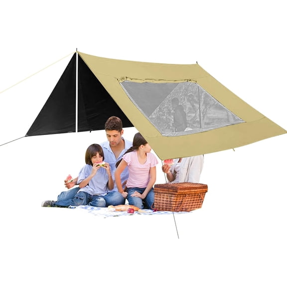Vehicle Awning - UV Protection Portable Shelter,SUV Tailgate Tent Car Side Awning - for Vehicle Truck Automotive RV Outdoor Fishing Hiking Picnic Beach Yard(Q)