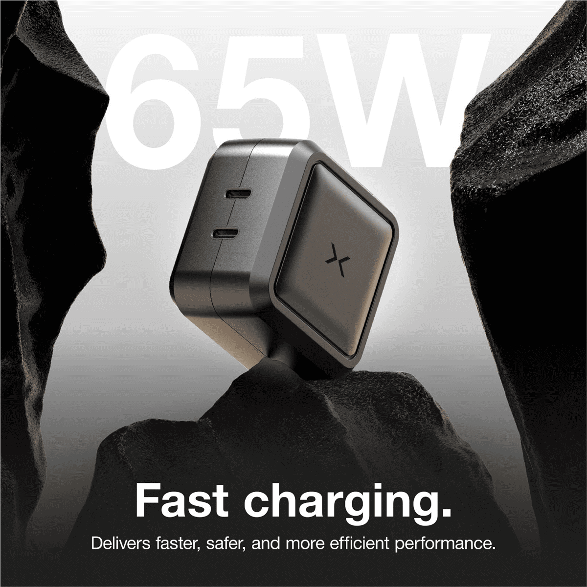 NOCO Company XGrid X65 65W USB-C 2-Port Charger with GaN Fast Charging - Black