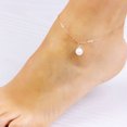 thumbnail image 4 of UDIYO Sexy Women Pearl Rose Gold Ankle Chain Anklet Bracelet Foot Jewelry Sandal Beach, 4 of 5