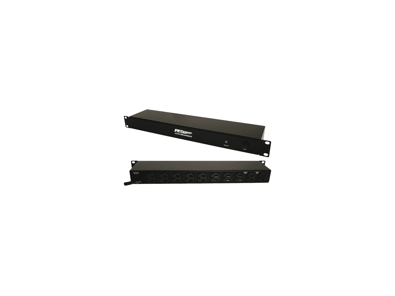 Panamax D10-PFP 10-Outlets Power Strip - 10 - 6 ft Cord - 140 V AC Voltage - 1800 W - Black
