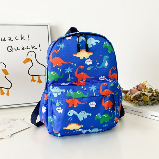 Mochila de dinosaurio azul para ninos pequenos ninas ninos preescolar jardin de infantes azul TUNC Sencillez Walmart en linea