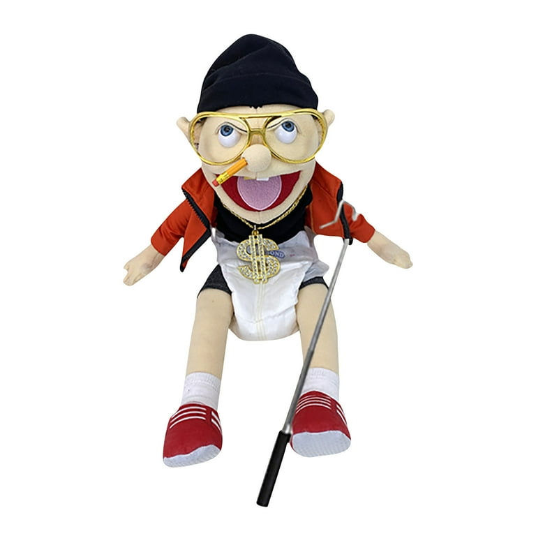Jeffy Puppets 23.5in Jeff Series Hand Puppets Soft Plush Toy Hand Puppet Jeffy Plush Toy Cosplay Jeffy Hat Hand Puppet Game Parent Child Interaction Walmart